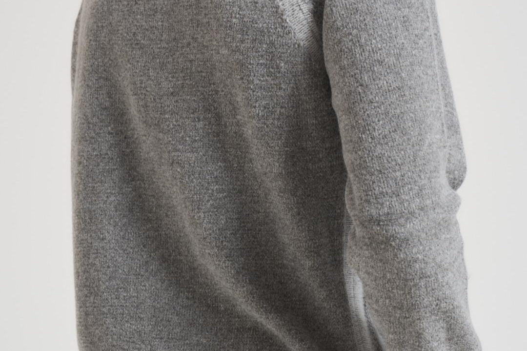 Maglia uomo girocollo grigio MKN252A 006170A921 CP COMPANY 