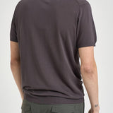 Polo uomo in maglia grigio antracite M060526 197 ACCADEMIE TESSILI 