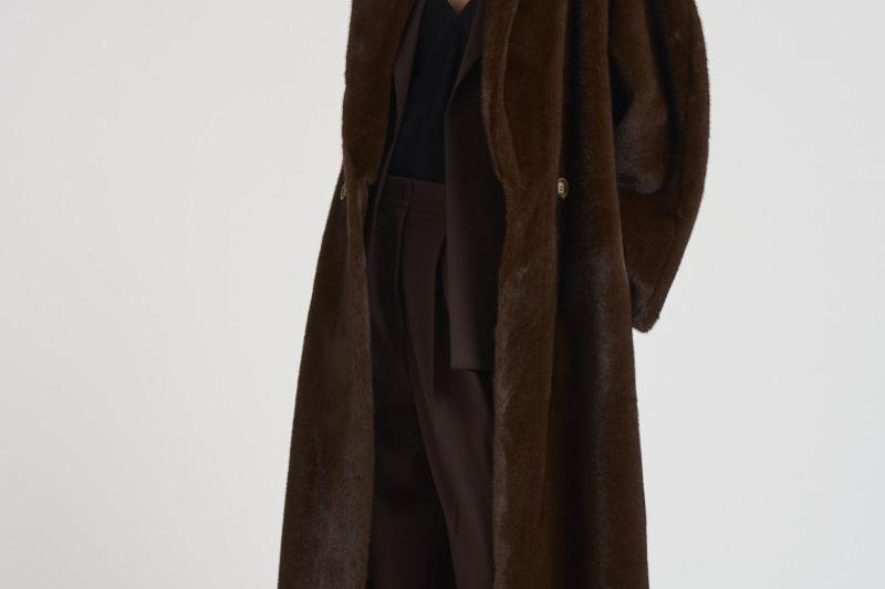 Eco pelliccia donna lunga marrone 9033 PECAN SWORD 6.6.44 