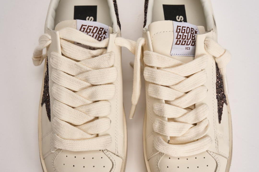 Sneakers donna Stardan bianca e strass GWF00128 F00793910318 GOLDEN GOOSE 