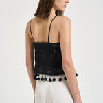 Top donna Nelssy in sangallo nero HT0859FA D2J01IBLACK ISABEL MARANT 
