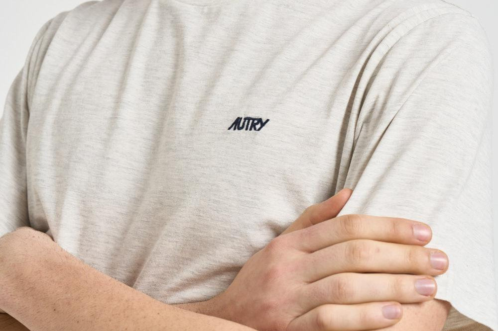 T-shirt uomo girocollo grigio melange TSPM 007M AUTRY 