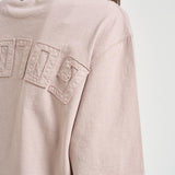 T-shirt donna girocollo rosa GUP01873 P00157625235 GOLDEN GOOSE 