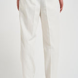 Pantalone uomo doppia pinces bianco BELLOD 300016120 BRIGLIA 