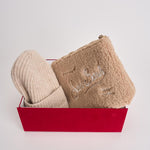 Set donna cappellino e pochette beige XMASBOX TED11 MC2 SAINT BARTH 