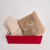 Set donna cappellino e pochette beige XMASBOX TED11 MC2 SAINT BARTH 
