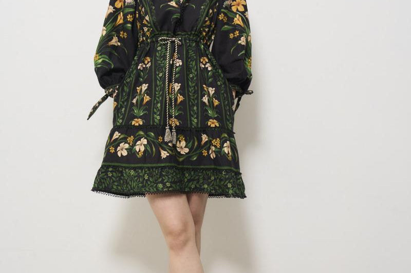 Abito donna mini fantasia 332308 FLOWERS FARM RIO GLOBAL 