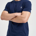 T-shirt uomo girocollo blu 710671438 525 RALPH LAUREN 