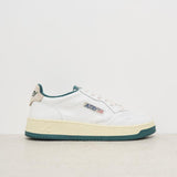 Sneakers uomo Medalist panna e verde AULM VS06 AUTRY 