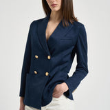Giacca donna doppiopetto blu FD3961 8288 CIRCOLO 1901 