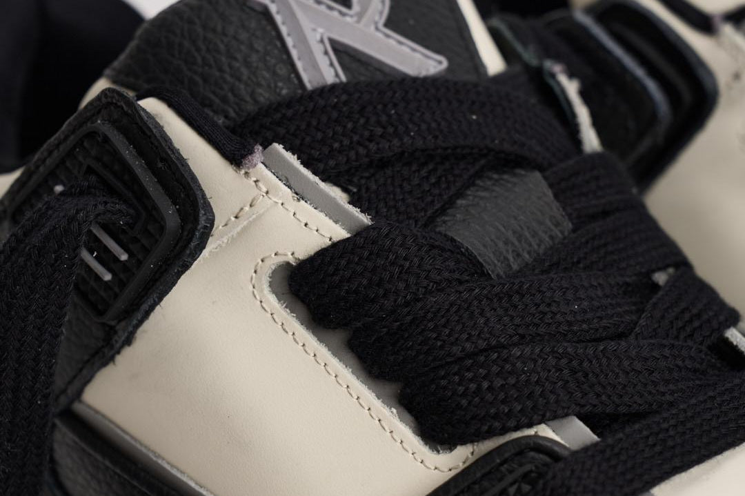 Sneakers uomo Studio bianca e nera 9754 037BLACKVINTAGEWHITE REPRESENT 