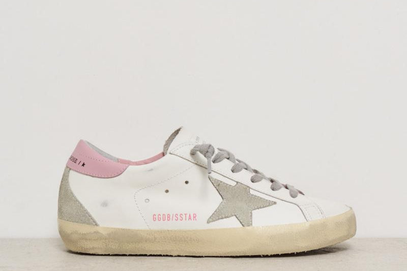 Sneakers donna Super-Star talloncino rosa GWF00102 F00256910914 GOLDEN GOOSE 