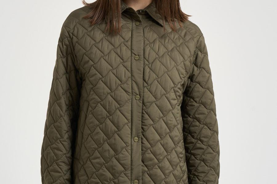 Giacca donna trapuntata verde oliva GI000351D 12456Z7720 HERNO 