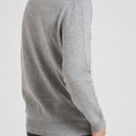 Maglia uomo girocollo grigia HERON DELIVERY15ML MC2 SAINT BARTH 