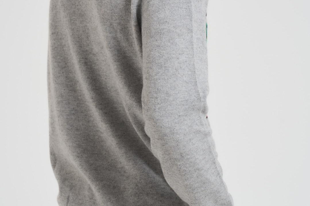 Maglia uomo girocollo grigia HERON DELIVERY15ML MC2 SAINT BARTH 