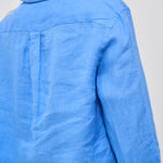 Camicia donna in lino celeste 211970730 006 RALPH LAUREN 