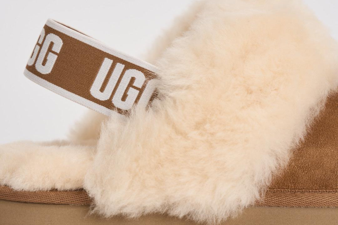 Ciabatta donna Funkette chestnut 1113474 CHESTNUT UGG 