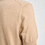 Polo uomo in maglia beige 710980682 500 RALPH LAUREN 