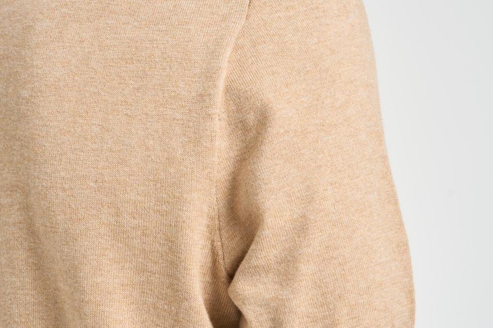 Polo uomo in maglia beige 710980682 500 RALPH LAUREN 