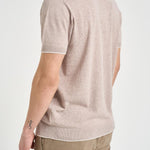 Maglia uomo a maniche corte tortora M010201 114 ACCADEMIE TESSILI 