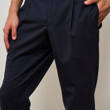 Pantalone uomo gamba dritta blu ARECHI 248978 SANTANIELLO 