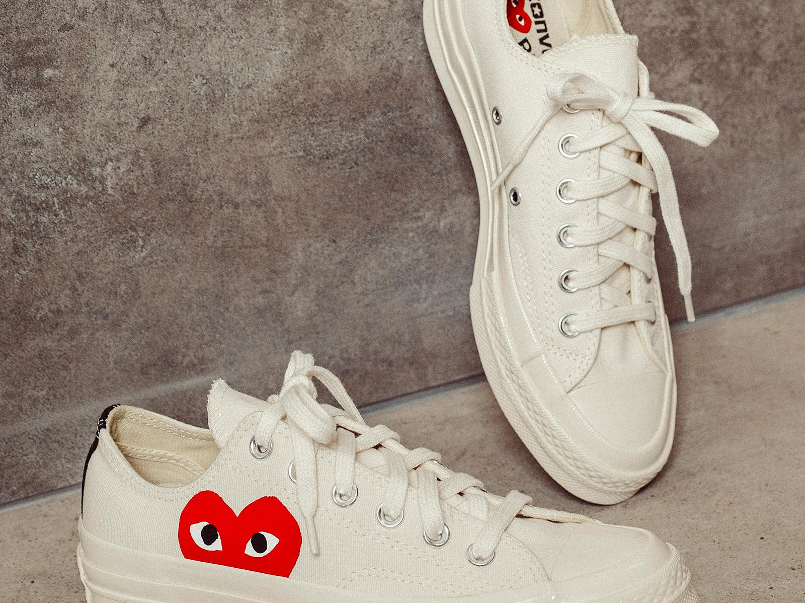 Converse x Comme des Garçons PLAY Sneaker bassa Chuck 70 K111 WHITE COMME DES GARCON PLAY 