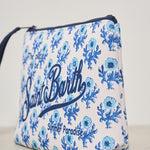 Pochette donna Aline fantasia floreale blu ALINE 00152H MC2 SAINT BARTH 