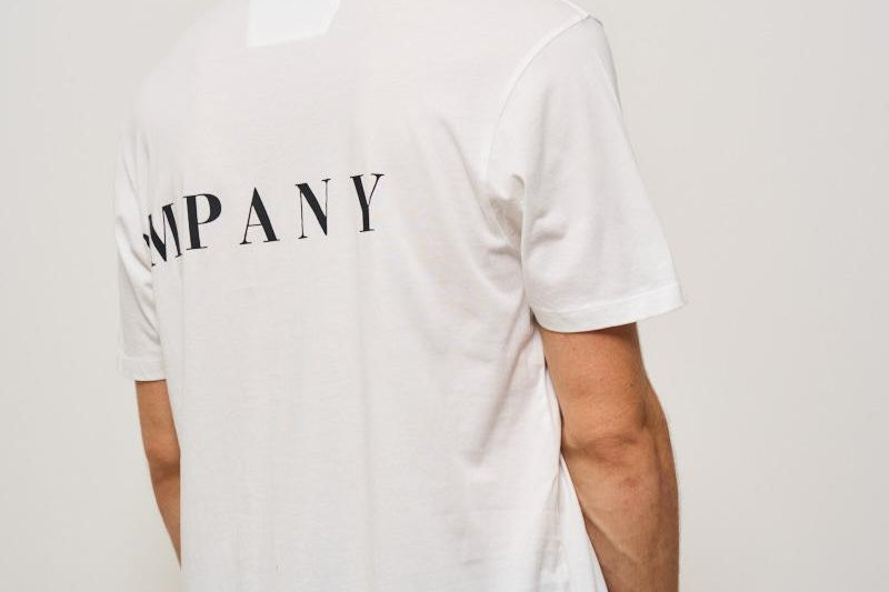 T-shirt uomo girocollo bianca TS139A 103 CP COMPANY 
