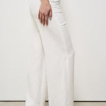 Pantalone donna wide-leg bianco 173874 D9469011 INCOTEX 