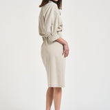 Abito donna chemisier ghiaccio 106654A18E ARIANEI18 PINKO 
