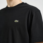 T-shirt uomo girocollo nera TH7318 031 LACOSTE 