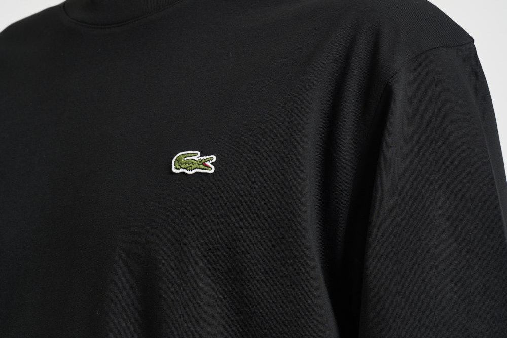 T-shirt uomo girocollo nera TH7318 031 LACOSTE 