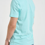 T-shirt uomo girocollo acquamarina 710671438 506 RALPH LAUREN 