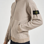 Felpa uomo in maglia con zip pietra 5100050 S01B0V009A STONE ISLAND 
