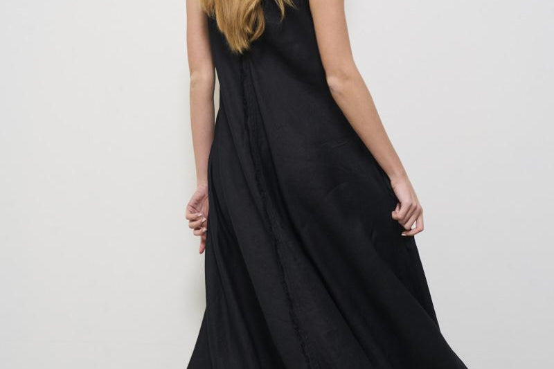 Abito donna nero Beach D722502 BEACH25013 P.a.r.o.s.h. 