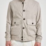 Giubbotto uomo in suede grigio pietra 26018 NABUCCO JACKET85 RRD 