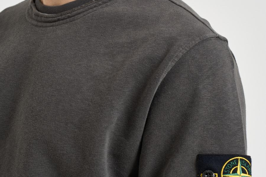 Felpa uomo girocollo grigio antracite 6100034 S0060V0165 STONE ISLAND 