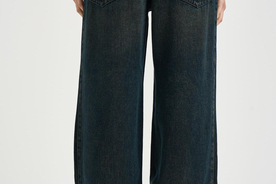 Jeans donna Rodayna in denim scuro PA0554FB D1H03I30YB ISABEL MARANT 