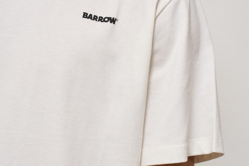 T-shirt uomo girocollo bianca ATH084 002 BARROW 
