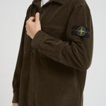 Camicia uomo a coste verde bosco 1200012 S0212V0054 STONE ISLAND 