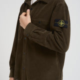 Camicia uomo a coste verde bosco 1200012 S0212V0054 STONE ISLAND 