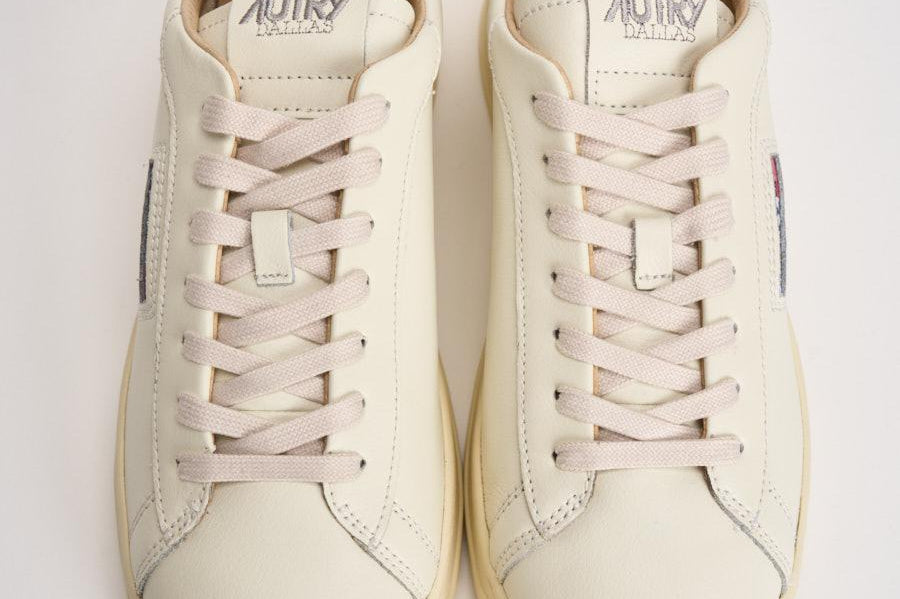 Sneakers uomo Dallas bianca e bordeaux ADLM MR27 AUTRY 