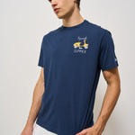 T-shirt uomo girocollo blu SPECIALSUMMER 61EMB MC2 SAINT BARTH 