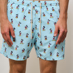 Costume uomo Mckey a righe celeste MICKEYSTRIPES S31 MC2 SAINT BARTH 