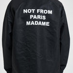 Giacca uomo in nylon nero JT183 PA014BL DROLE DE MONSIEUR 