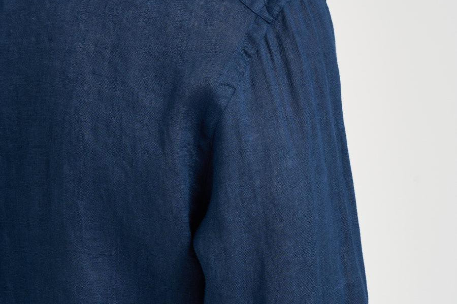 Camicia uomo in lino blu 710968915 506 RALPH LAUREN 