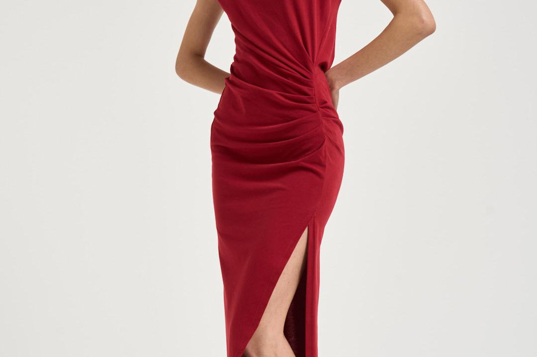 Abito donna lungo Nadela rosso RO0307FA A1N41I70CH ISABEL MARANT 