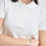 Polo donna bianca PF5462 001 LACOSTE 