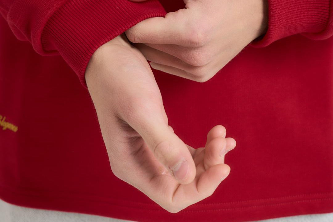 Polo uomo con patch rossa PL158 CO127RED DROLE DE MONSIEUR 