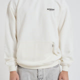 Felpa uomo con cappuccio bianca OCM4113 FLATWHITE REPRESENT 